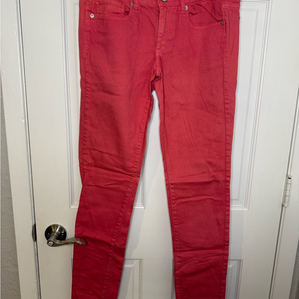 Women's Red-Orange Jeans